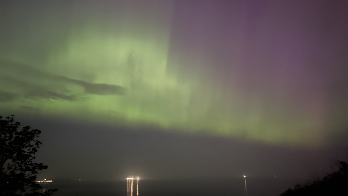 The aurora in Bangor