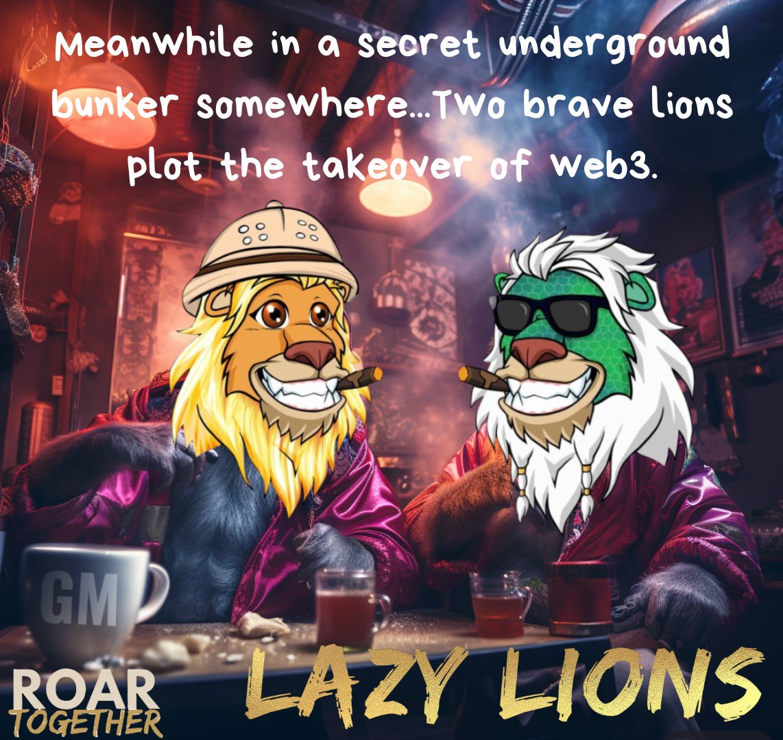 We're coming, you ready? @LazyLionsNFT