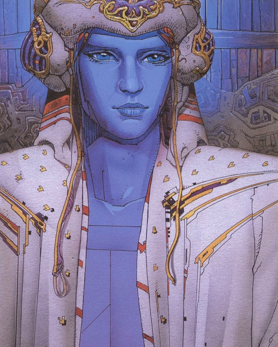 Art by French comic artist Jean 'Mœbius' Giraud