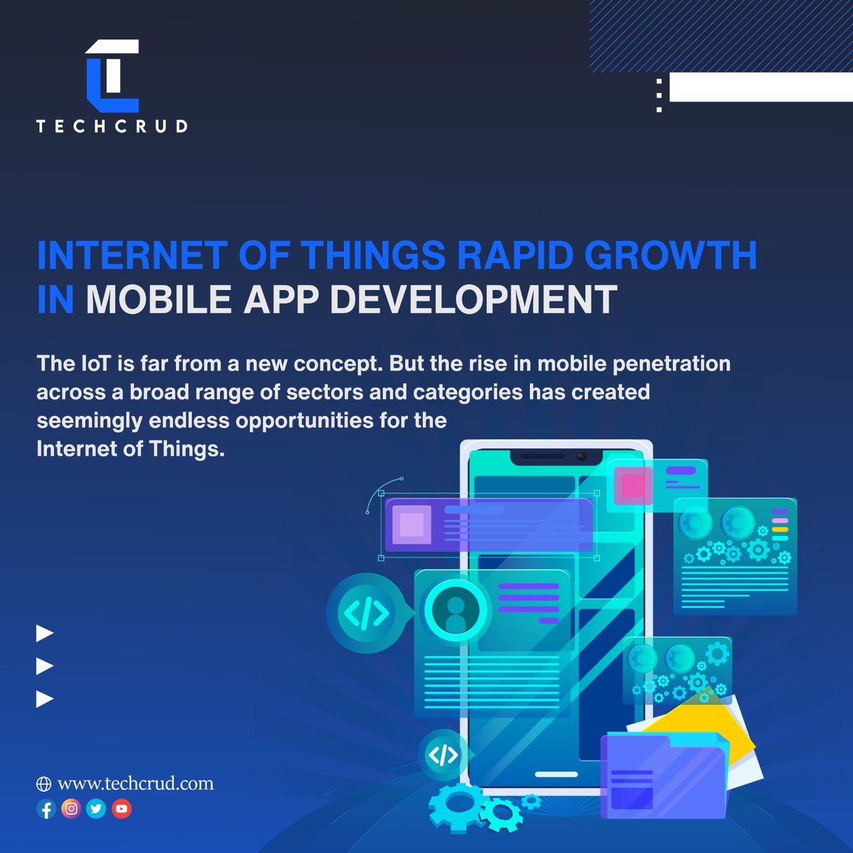 tech_crud's tweet image. Experience the power of data-driven insights with our IoT-enabled mobile solutions. Unlock new efficiencies, optimize workflows, and stay ahead of the competition.
#DataDriven #BusinessIntelligence #IoTInnovation