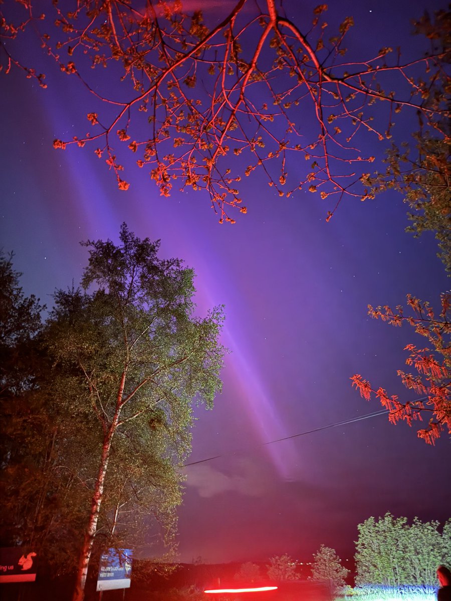 @ProfBrianCox Loch Leven, with added drama from car brake lights