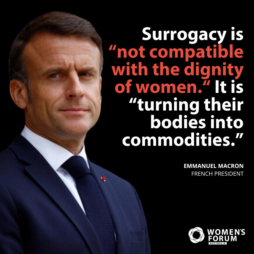 Thank you @EmmanuelMacron for your strong stand against surrogacy! 👏👏👏 🔗 @itvnews: itv.com/news/2024-05-1…