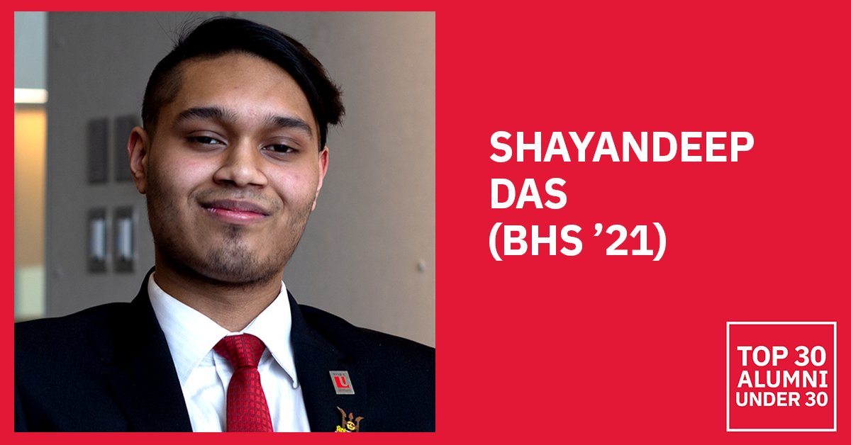 The #YorkUTop30 ✨ Shayandeep Das is at the forefront of healthcare innovation and is dedicated to improving the lives of older adults living with frailty through a transformational remote care monitoring program in Canada 🙌💝 🎓 #YorkU Top 30 Under 30! 🔗yorku.ca/alumniandfrien…