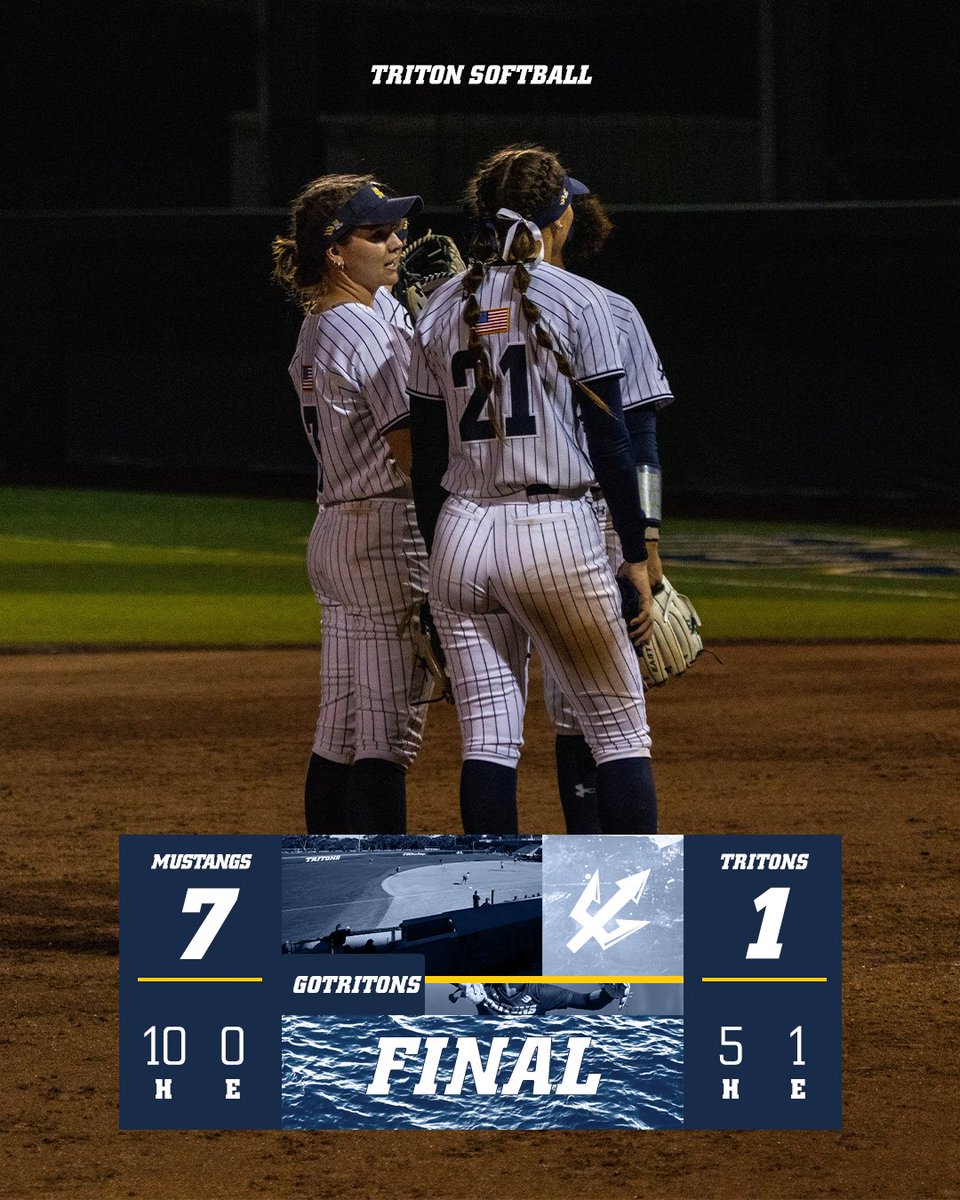 Final from Game One. Back tomorrow for two more! #GoTritons 🥎