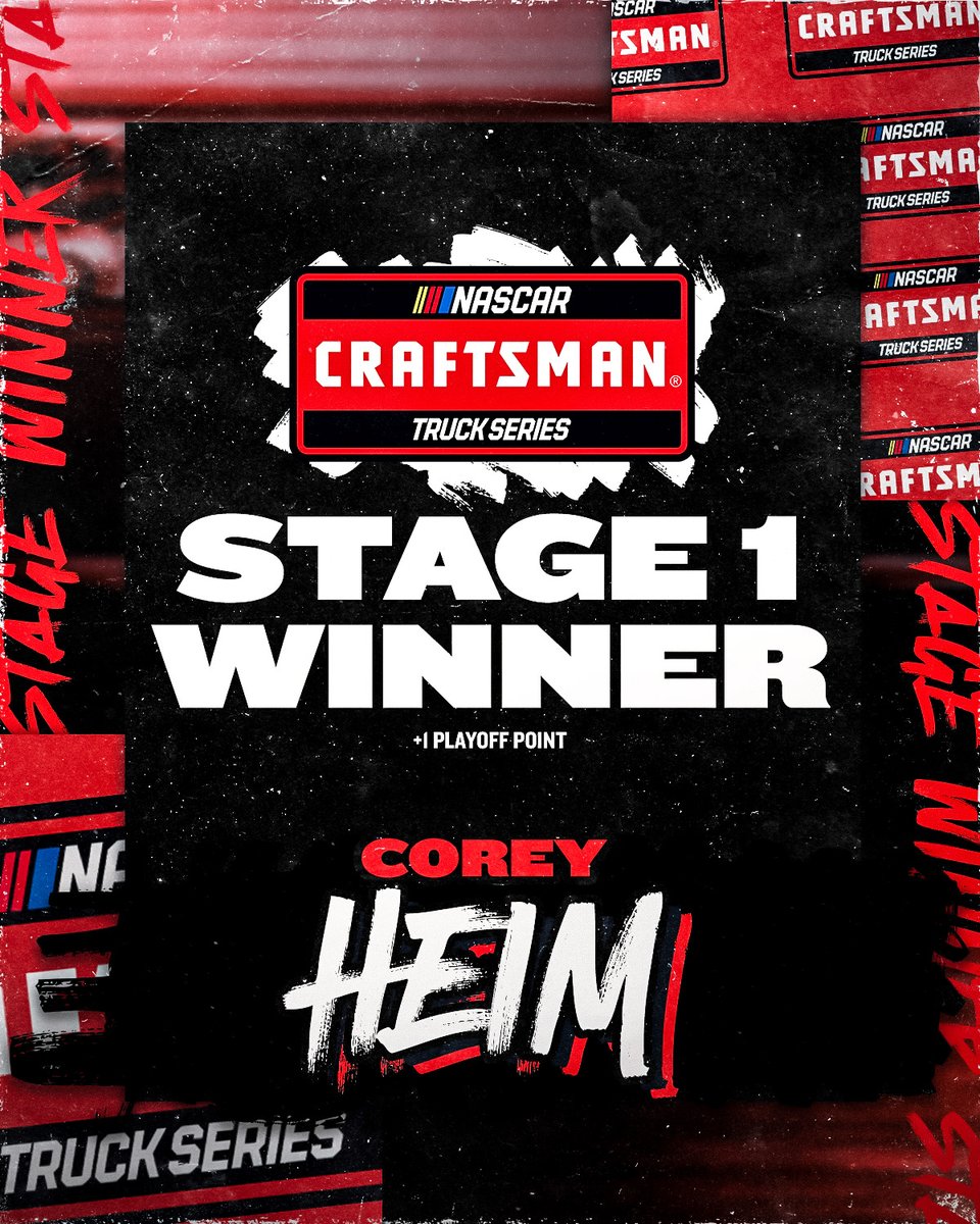 .@CoreyHeim_  keeps his momentum going! 

He wins Stage 1 at @TooToughToTame!