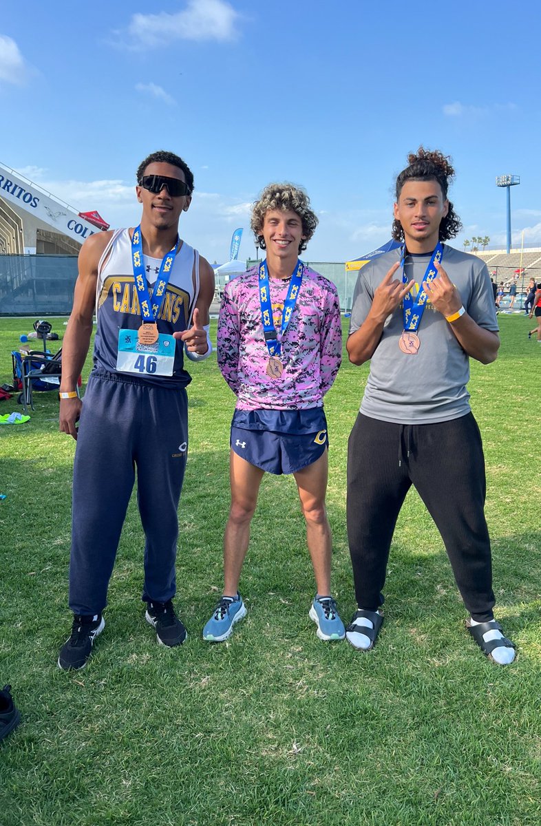 Canyons sending 3 to CCCAA State Track & Field Championships!