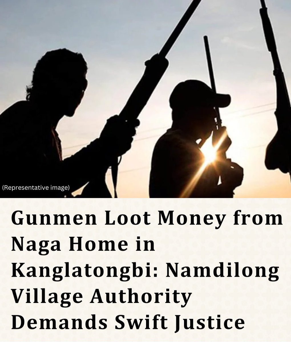 The Namdilong (Kanglatongbi) Village Authority and the Global Liangmai Forum (GLF) have strongly condemned the May 8 evening incident at Kanglatongbi where gunmen allegedly looted money from a house.
#ManipurUnrest
#ManipurViolence
#ManipurViolenceModiSilence