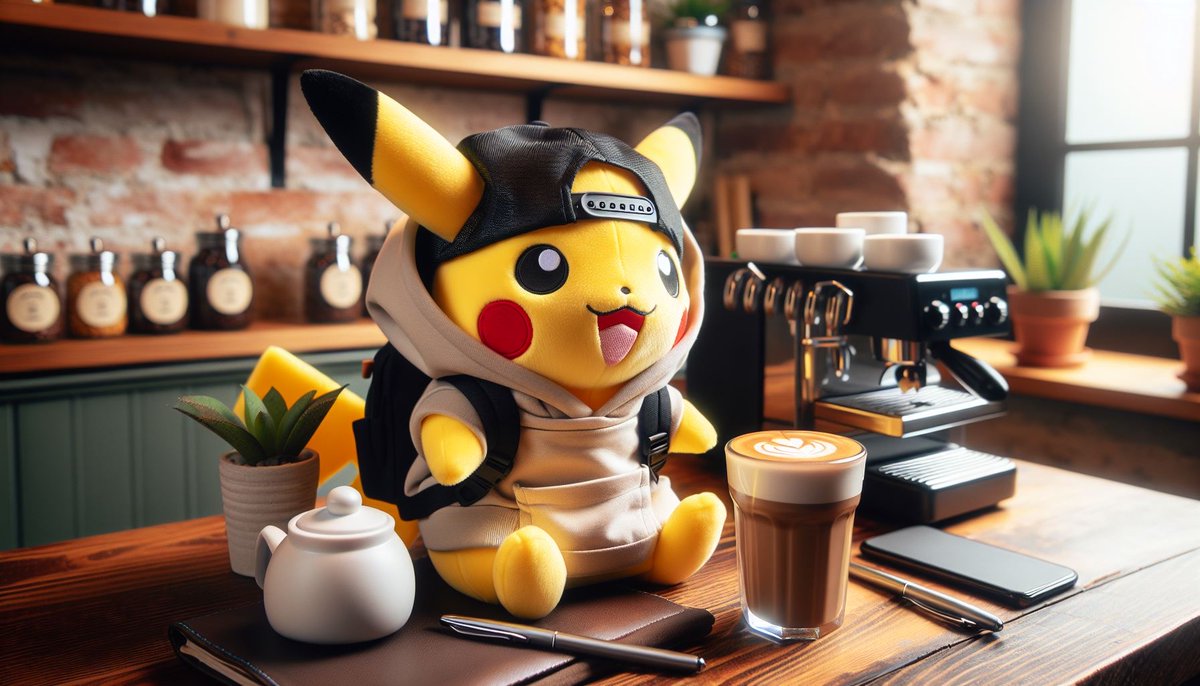 Coffee Pikachu #Coffee #Pikachu