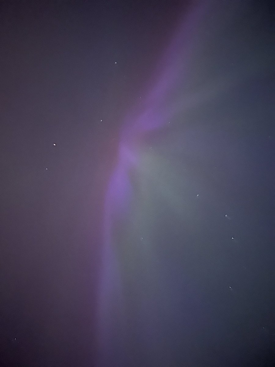 Northern lights over north Barnsley, yes I was late to the party
