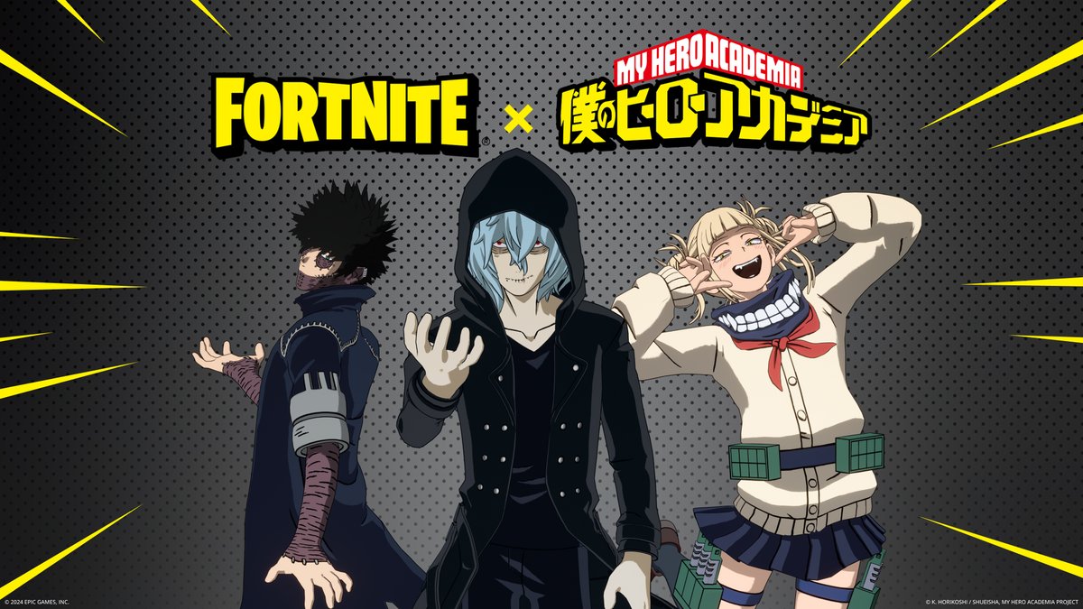 Greetings from the League of Villains.

Tomura Shigaraki, Dabi, and Himiko Toga from My Hero Academia have arrived in the Shop.