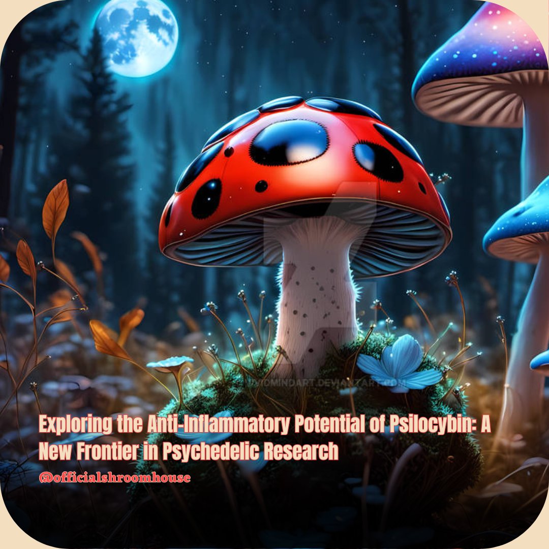 Psilocybin, known for its psychedelic effects, shows promise for its anti-inflammatory properties. Emerging research suggests it may modulate immune responses, offering potential for managing chronic inflammation in conditions like autoimmune disorders. #Psilocybin #Inflammation
