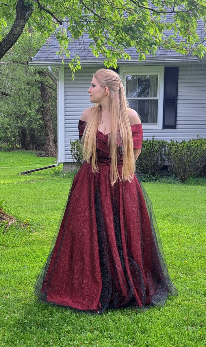 My middle gal before prom, waiting on her date. She is off and hopefully having a great time.