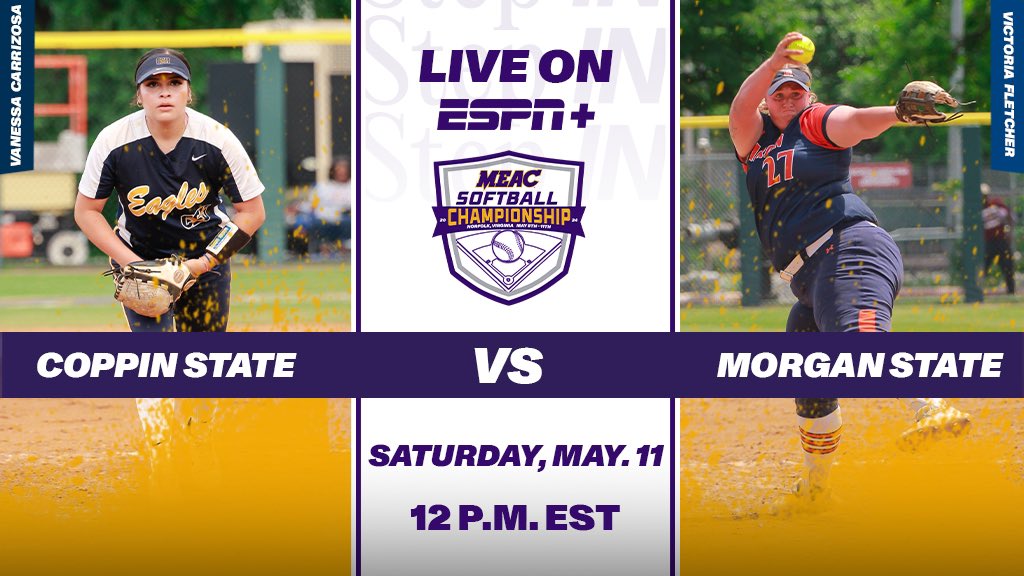 A 𝕭𝖆𝖙𝖙𝖑𝖊 𝖔𝖋 𝕭𝖆𝖑𝖙𝖎𝖒𝖔𝖗𝖊 in the 757 🥎🏆 📺 ESPN+ ⏰ 12 PM 🏟️ Norfolk State Softball Field #MEACPride | #MEACSB