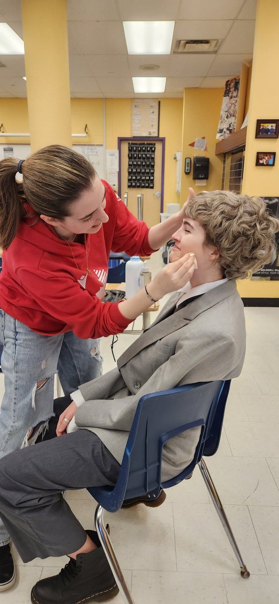 Nothing but the Truth  - Behind the scenes! Thank you to our amazing hair and makeup team!!!👏
@StStephenRoyal 
#pvncLearns