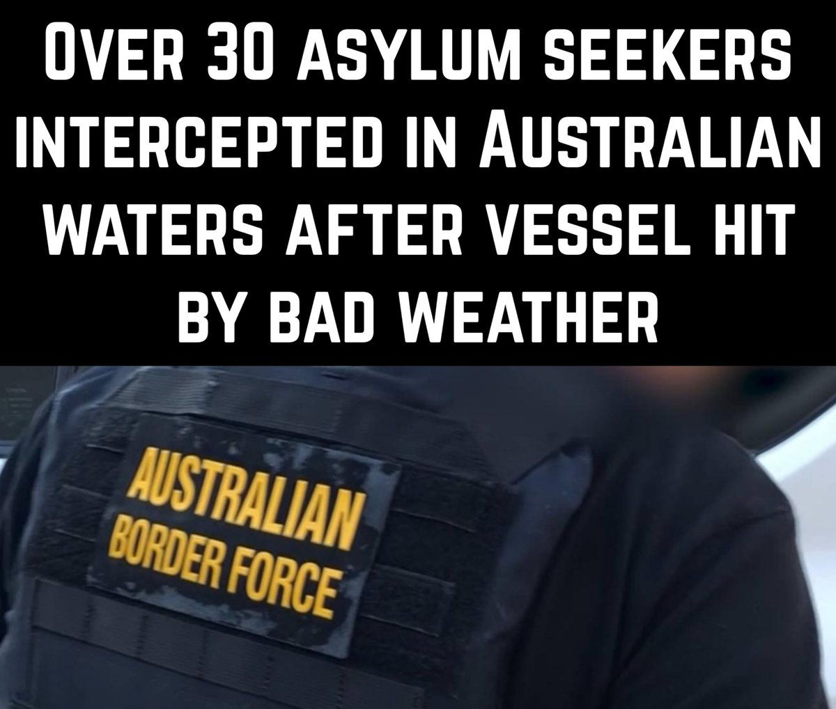 🚨A group of 33 suspected asylum seekers were rescued after their boat was destroyed by bad weather in Australian waters.  A spokesman for Home Affairs Minister Clare O’Neil said they would not comment on operational matters. 🚨 A group of 33 suspected asylum seekers were…