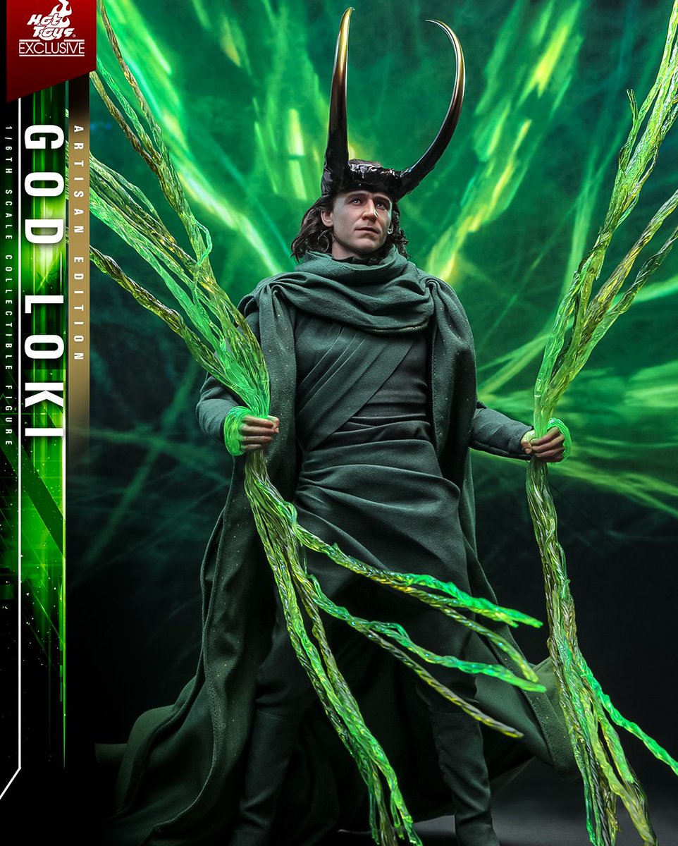 A new ultra-detailed figure for 'God Loki' from #Loki Season 2's finale has been unveiled by Hot Toys!
