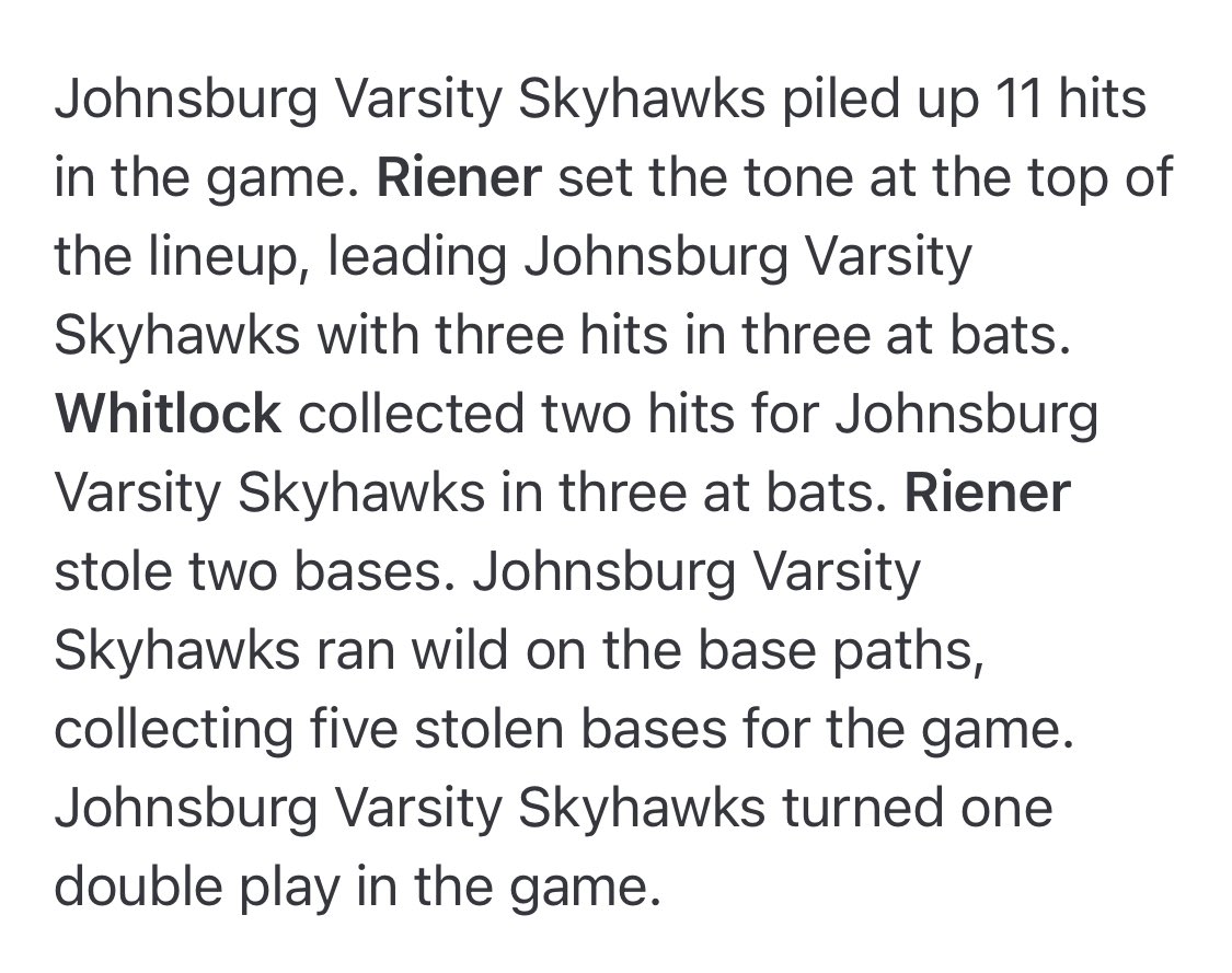 Johnsburg Softball (@johnsburgsball) on Twitter photo Amazing team win tonight. So many great things from so many players. <a href="/JTibbs_19/">Joree Tibbs</a> w/the W in the βοΈ <a href="/sarah_nethaway/">Sarah Nethaway</a> w/an INCREDIBLE clutch GRAD SLAM. <a href="/kayla_riener/">Kayla Riener</a> going 3for3 Kimmy Whitlock going 2for3 Amazing team win tonight. So many great things from so many players. <a href="/JTibbs_19/">Joree Tibbs</a> w/the W in the βοΈ <a href="/sarah_nethaway/">Sarah Nethaway</a> w/an INCREDIBLE clutch GRAD SLAM. <a href="/kayla_riener/">Kayla Riener</a> going 3for3 Kimmy Whitlock going 2for3