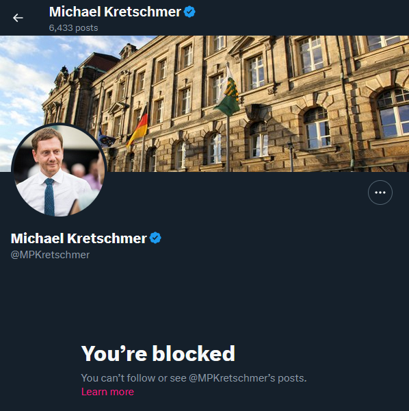 We are getting poorer and poorer. On an overheating planet. As 3,000,000,000+ economically unnecessary #bullshitjobs continue to waste most of our resources, energy and fossil fuels.

But the MP of Saxony, @MPKretschmer, wants to end part-time work and blocked this account.