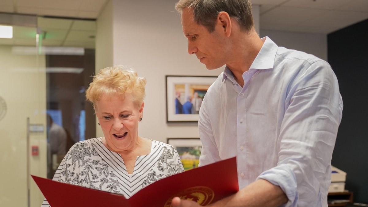 It's Teacher Appreciation Week! Pleased to present a Senate resolution to one of Texas' great teachers, Diane Nix. The first thing you notice when you meet her is her positive energy. No wonder the kids love and respond to her so well. Thank you, Ms. Nix, for dedicating your