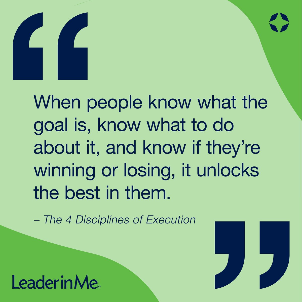 Keeping a compelling scoreboard is a key principle of the 4DX model that helps motivate and unlock the best in both students and educators! What motivates you? #LeaderInMe #LIM #Lead #GoalSetting