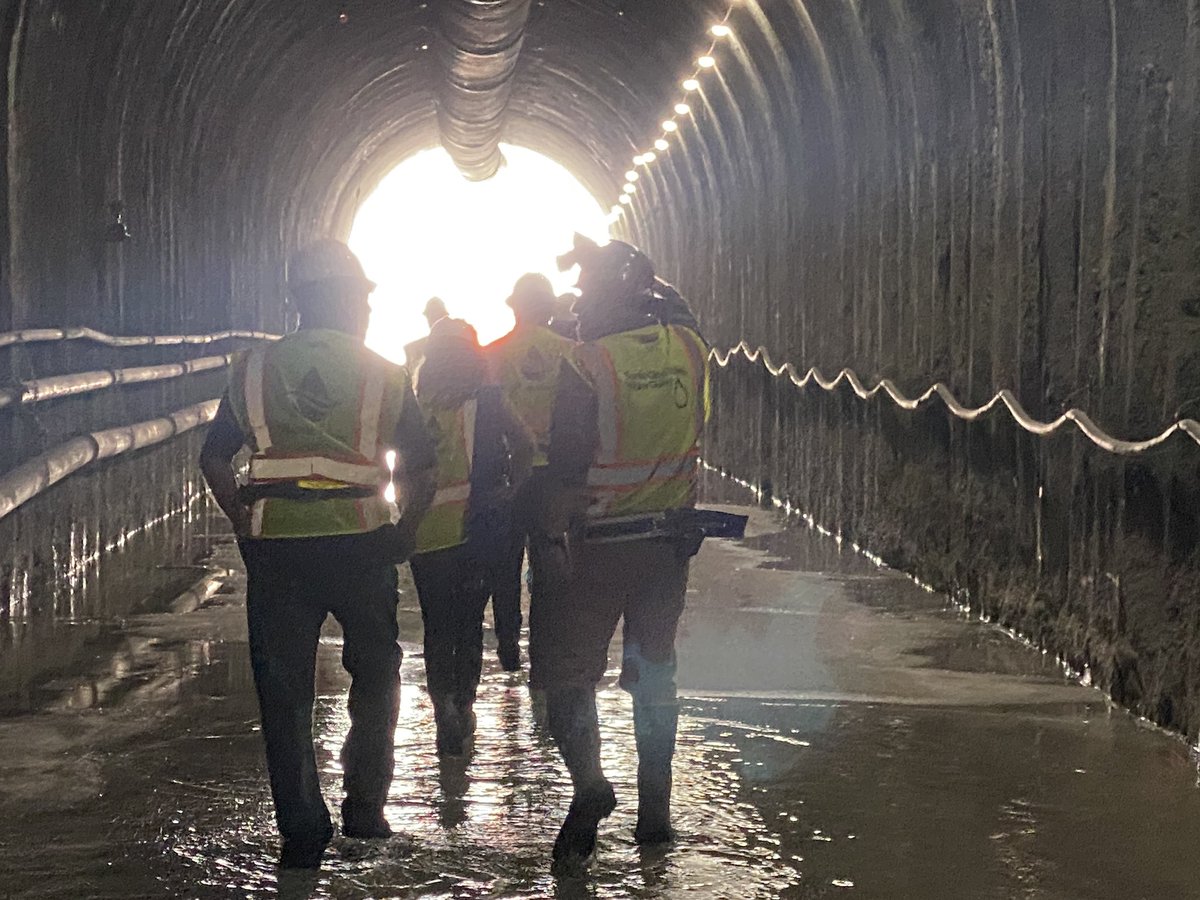 SupCindyChavez's tweet image. #EngineeringMarvel 
#GreatProgress 

 Today’s tour of the Anderson Dam tunnel by @valleywater was a window into a critical first step to retrofitting the Anderson Dam to withstand a large earthquake and keep our residents safe!