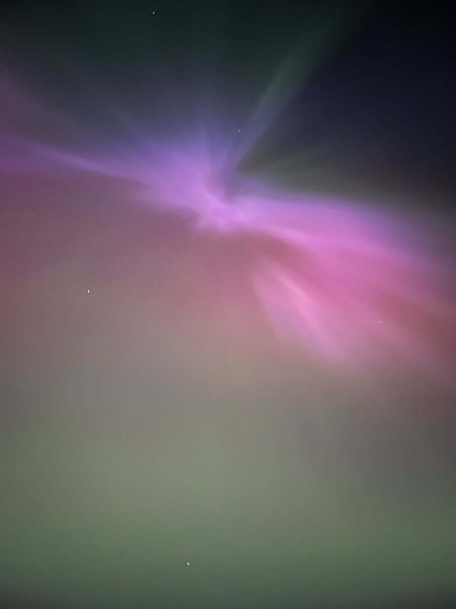 Claclee's tweet image. #auroreboreale magical skies in Dorsey, Co Armagh 💜