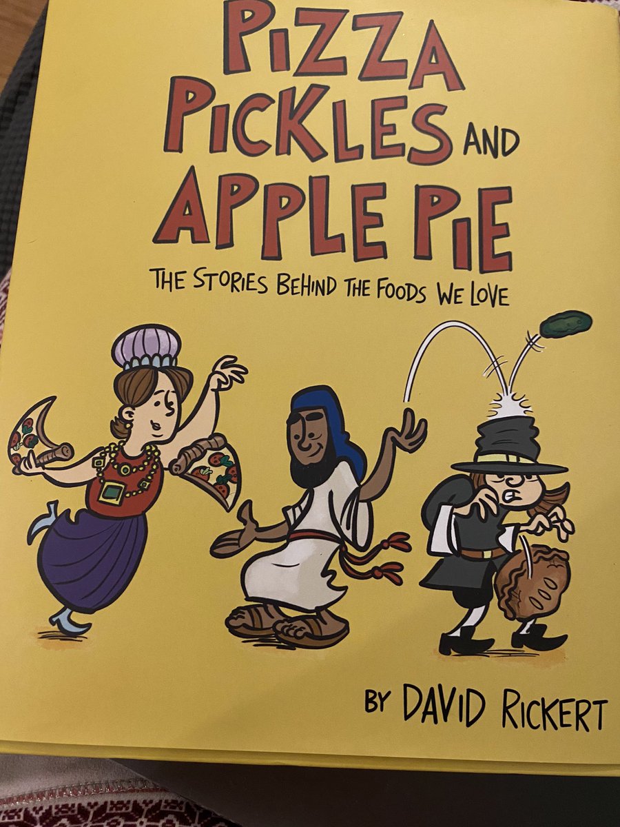 @davidrickert7 #bookposse This book is so cool! It’s a combination of comics and stories about the history of foods. It’s the perfect book to read parts of while transitioning students from one activity to the next, too. Today, we read about pickles.