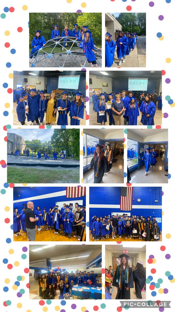 ❤️Senior Walk and the return home to the elementary schools. So proud of all these graduates from @eastfieldglobal