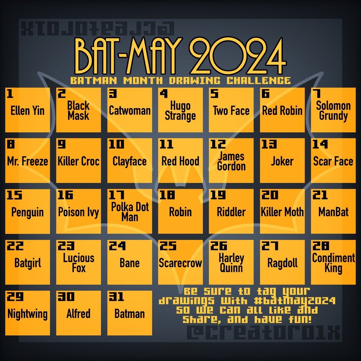 Creator01X's tweet image. BAT-MAY 2024
Day 9: Killer Croc

But the monsters don’t seem to stop there. Waylon Jones sadly became one through mistreatment for a mere skin condition, leading him to try and find a cure to try and be “normal”. Yet he became far from it.

#batmay2024 #batman #killercroc #fanart