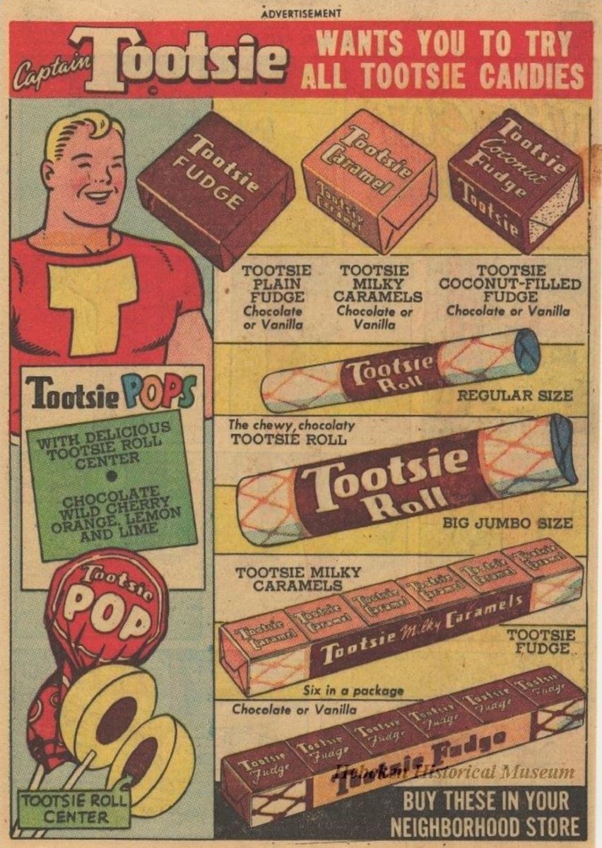 I have to say, of all the possible superhero names, Captain Tootsie is one of the least intimidating.