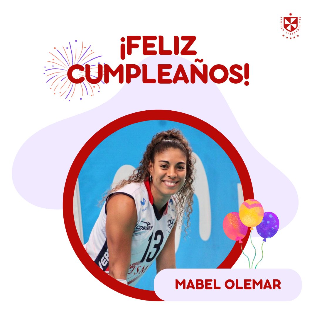 ➡️ La voleibolista nacional, Mabel Olemar Otero 🇵🇪, está cumpliendo años y desde nuestra institución le deseamos un feliz día. 🎂 ¡Felicidades, 'Mabi'! 🥳🫶🏽 #USMP #Voleibol #Perú