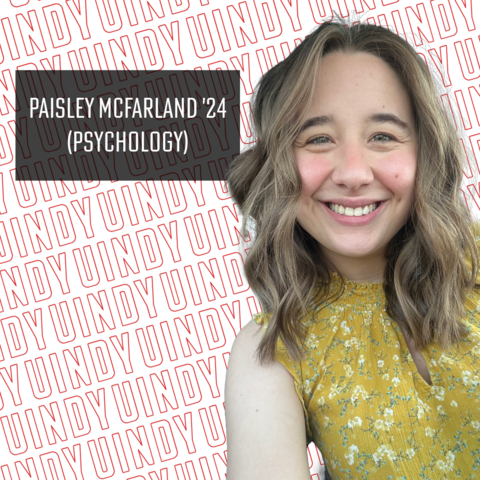 When recent UIndy grad Paisley McFarland '24 became a parent, she realized her passion for serving the youngest in our community and began her journey in psychology. Read more about Paisley's post-graduation plans on #YOUIndy: bit.ly/4bamWVP. #uindygrad #classof2024