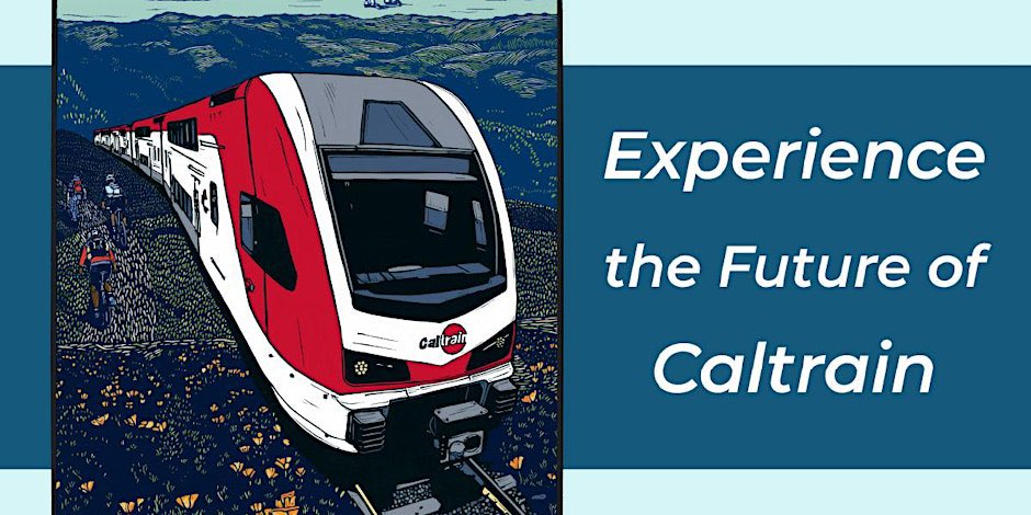Weekend fun idea: Celebrate National Train Day tomorrow with @CalTrain. It’s also the agency’s 160th Anniversary! Check out their new electric trains, which will be into service later this year. Tix: eventbrite.com/e/caltrain-ele…
