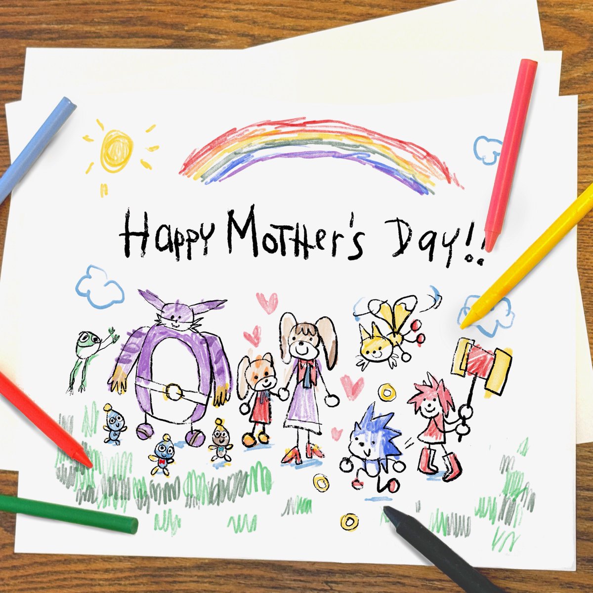 Happy Mother's Day, we drew this for you!