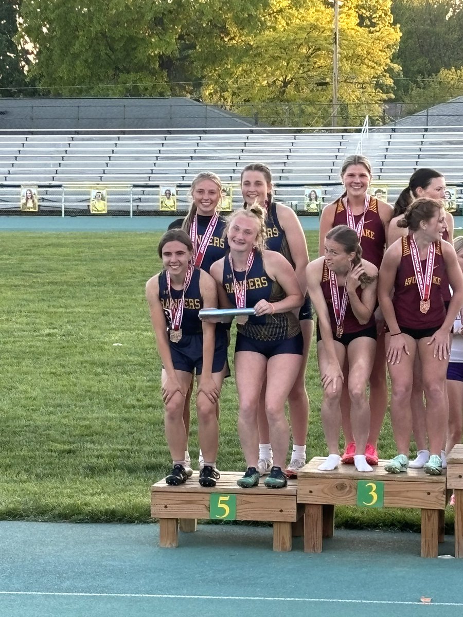 SWC Championships Results

Girls 4x4 Relay -5th

💥 Season PR by 14 seconds!💥

Mia Klimchak
Kailey Schulz <a href="/Kailey20057/">Kailey</a> 
Maddie Eldridge <a href="/MaddieEldridge/">Maddie Eldridge</a>
Alyssa Hlavacs

Podium!