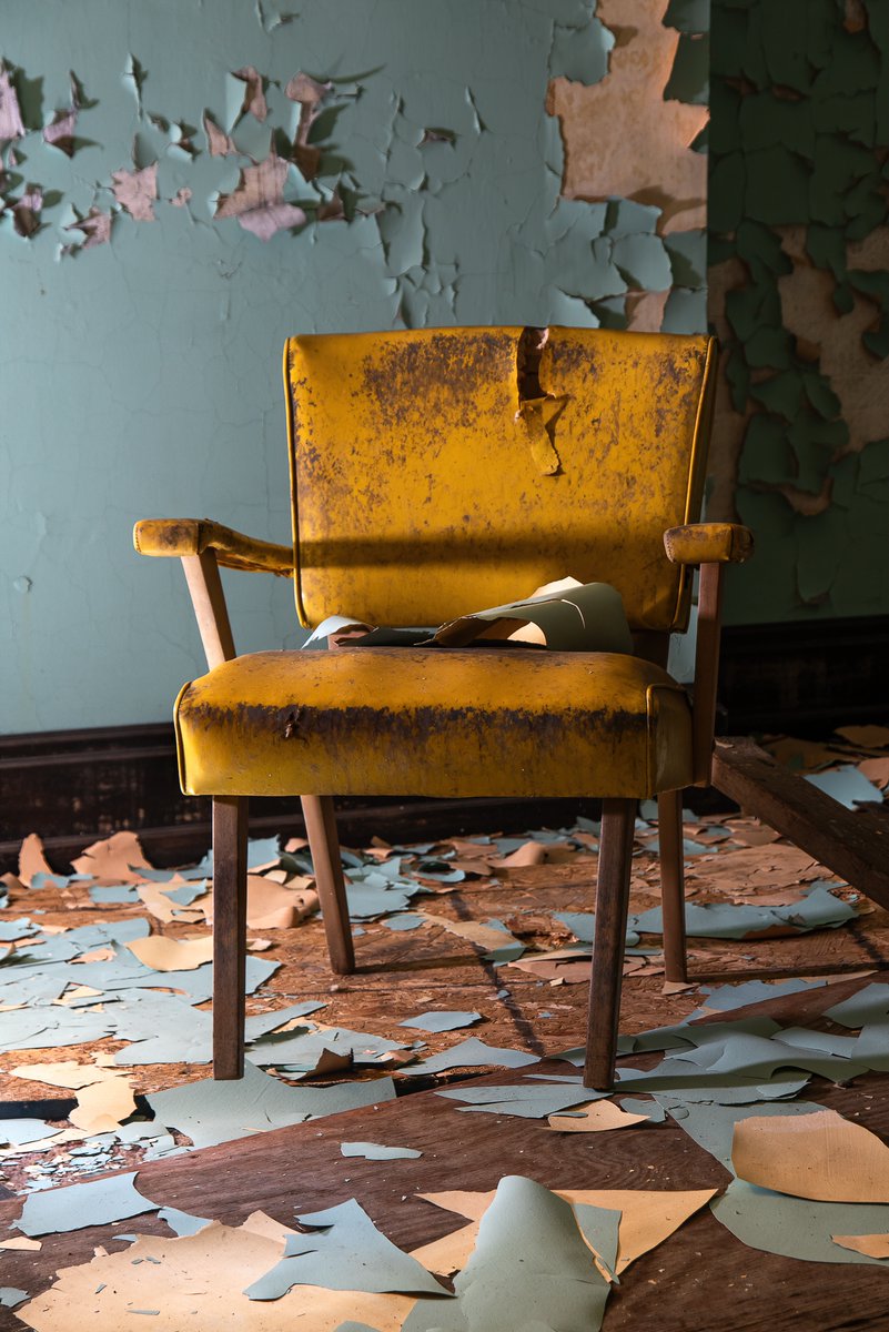 Songs from the Big Chair; the light here was perfect as we explored an abandoned rectory house in Pittsburgh, Pennsyvania.