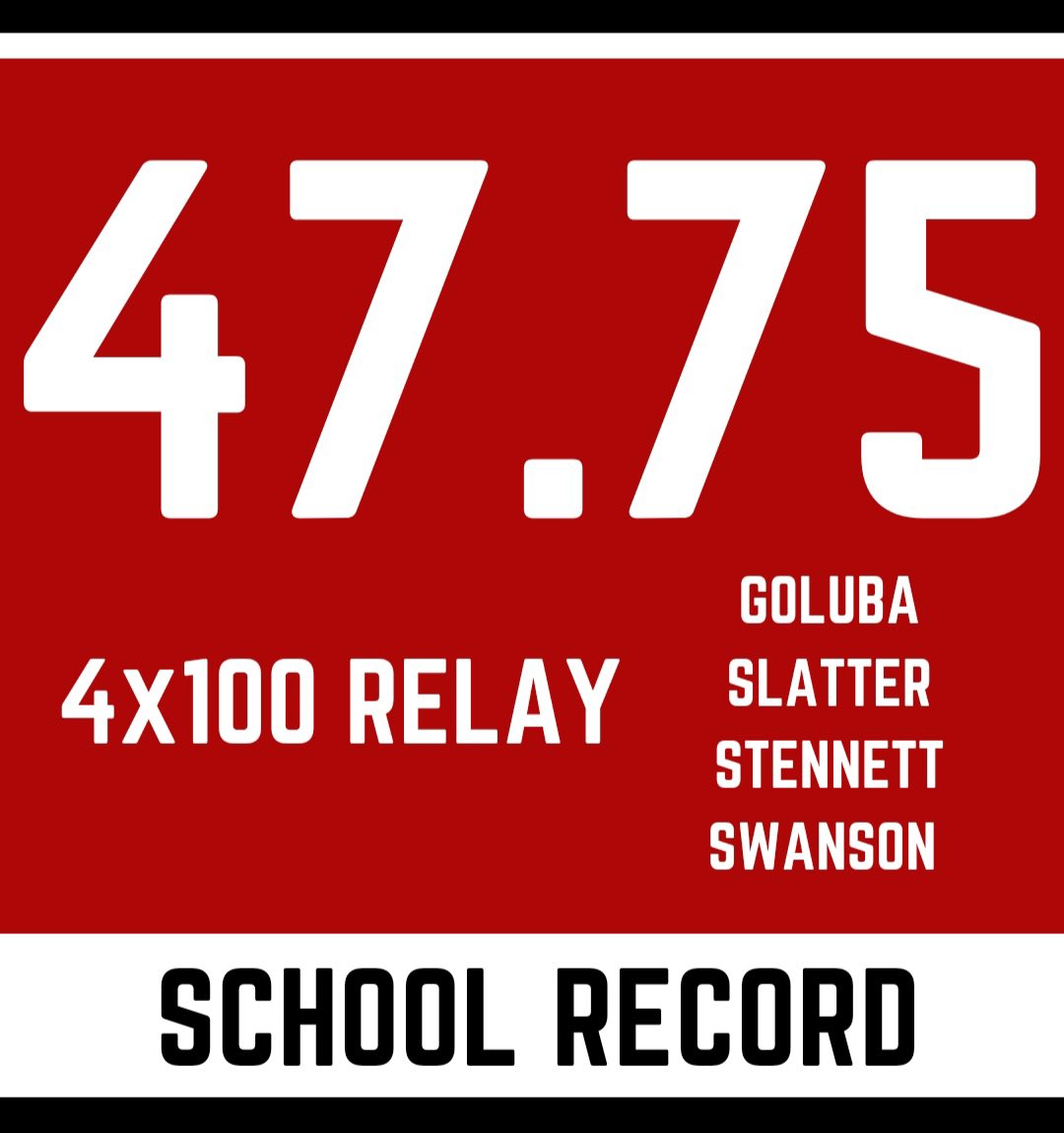 Going to STATE in style! The #FastFillies flew to first in the 4x100 and are Sectional Champions and a NEW SCHOOL RECORD! Let’s go Fillies!! <a href="/BHS220Athletics/">BarringtonAthletics</a> Goluba, Slatter, Stennett, Swanson
