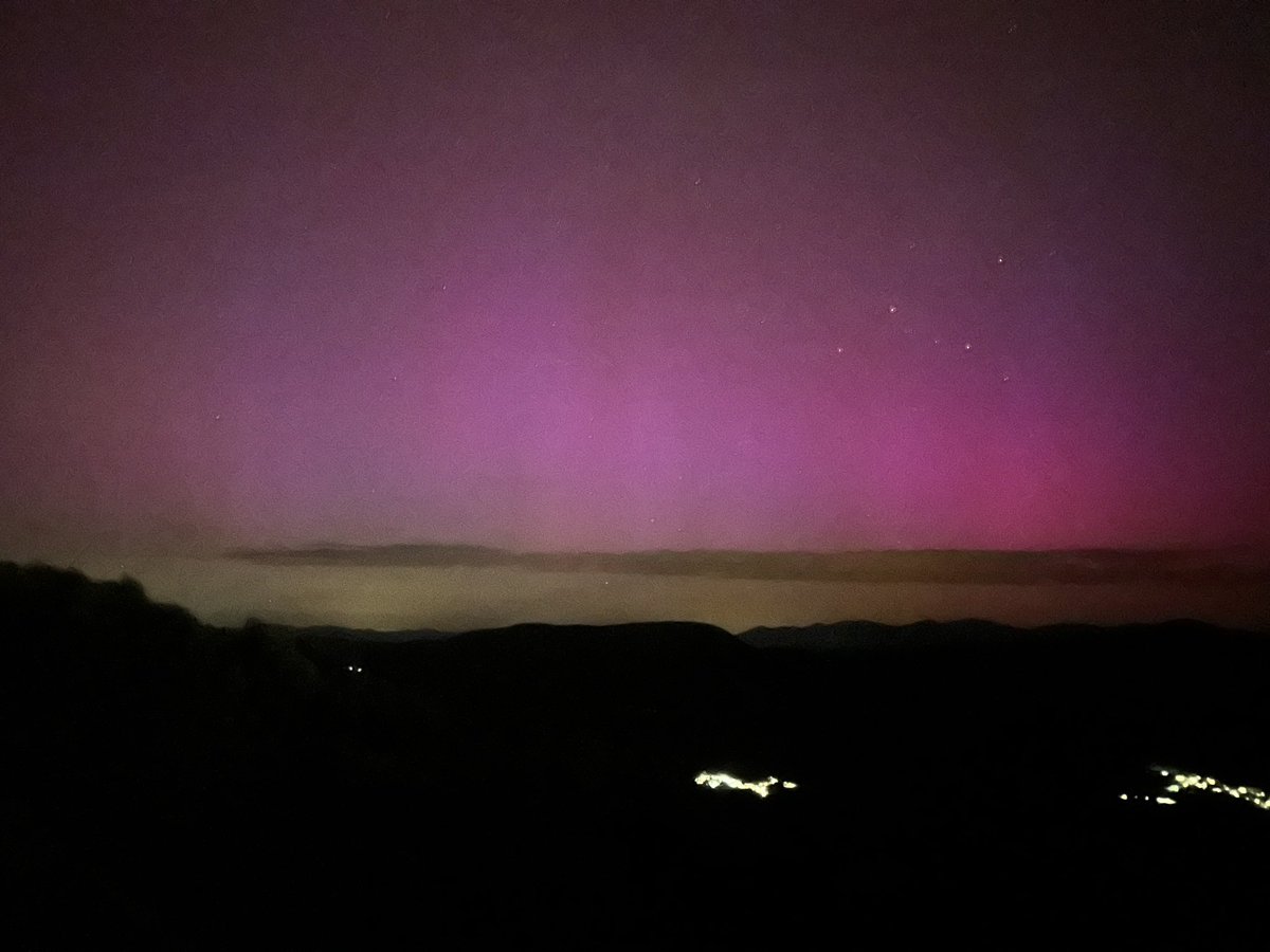 Auroras boreales desde San Cristobal-Ezkaba 😍