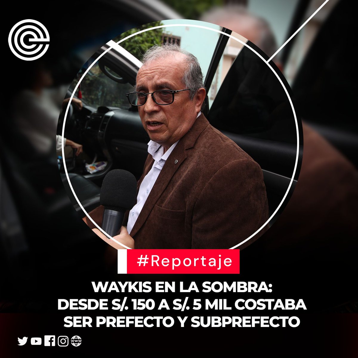 🎯 Nicanor, el hermano de la presidenta Dina Boluarte, sería el líder de una red criminal que operaba desde el día que ella ocupó el sillón presidencial. Según la fiscalía, Nicanor junto a otros allegados a Dina Boluarte, habría cobrado cupos para ocupar los cargos de prefectos y…