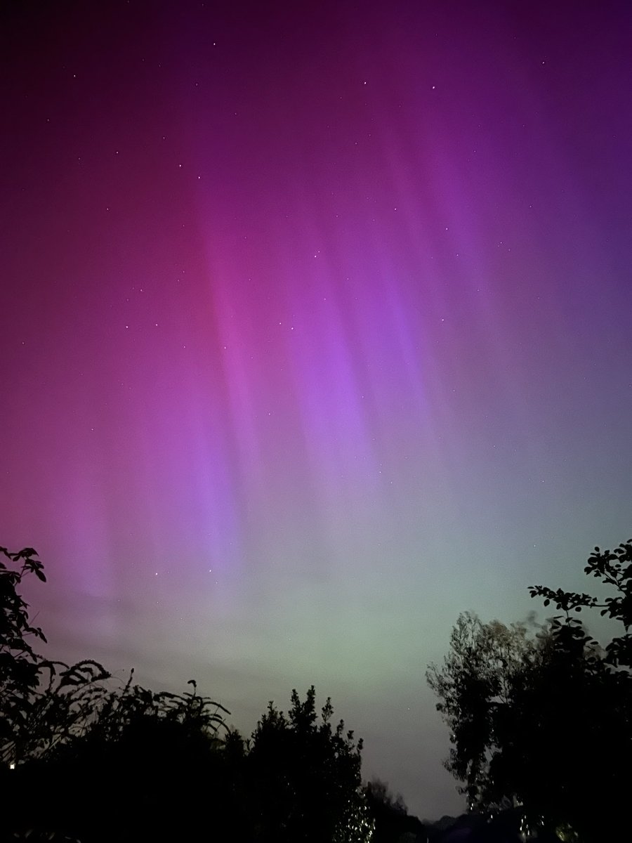 My work is very important to me, but so is nature. So I’m in the back garden on the south Devon coast with the aurora, listening to the local owl.