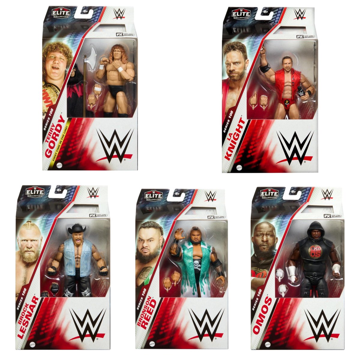 Some of Elite 108 is back up on Amazon! Terry Gordy: amzn.to/3wv7HaN Bronson: amzn.to/4dDtayU Brock: amzn.to/3UCpeWH Omos: amzn.to/4dOxHyT LA Knight: amzn.to/4dDwie4 AMAZON.COM PRICE: $22.99 (as of 5/10/2023 8:00 EST -…