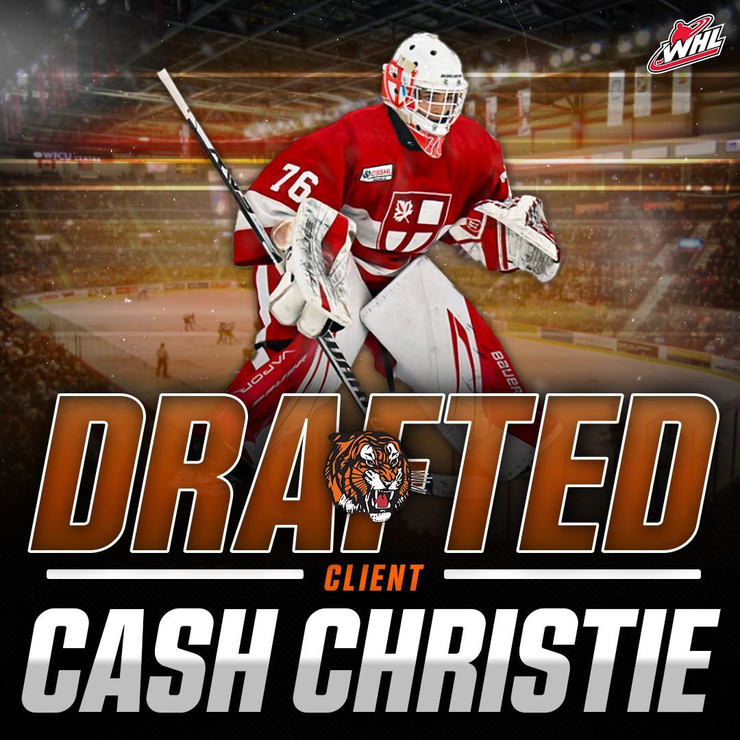 Client Cash Christie selected by the Medicine Hat Tigers in the 2024 WHL Draft! 👊🔥

#whl #juniorhockey #medicinehattigers #whldraft #nhlgoalie #goaliemindset #selfconfidence #goaliecoach