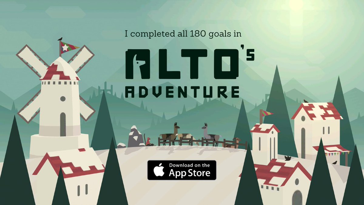 I completed all 180 goals in Alto's Adventure!
apple.co/-AltosAdventur…