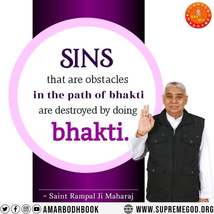 #RealKnowledgeOfIslam Sins That are obstacles Baakhabar Sant Rampal Ji