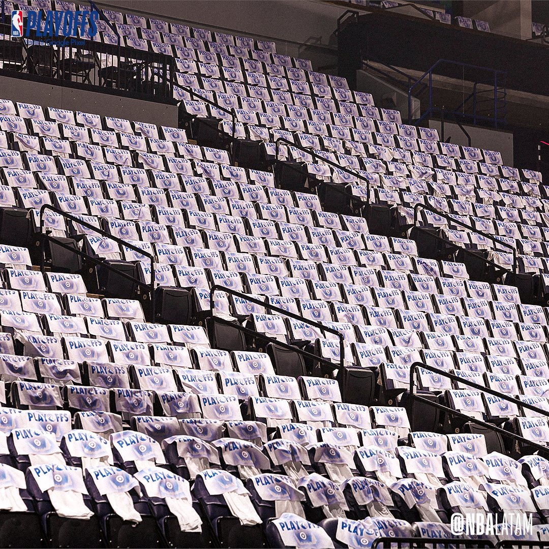 El estadio de los @Timberwolves para recibir a las Semifinales del Oeste 🤩 #NBAxESPN | #NBAPlayoffs