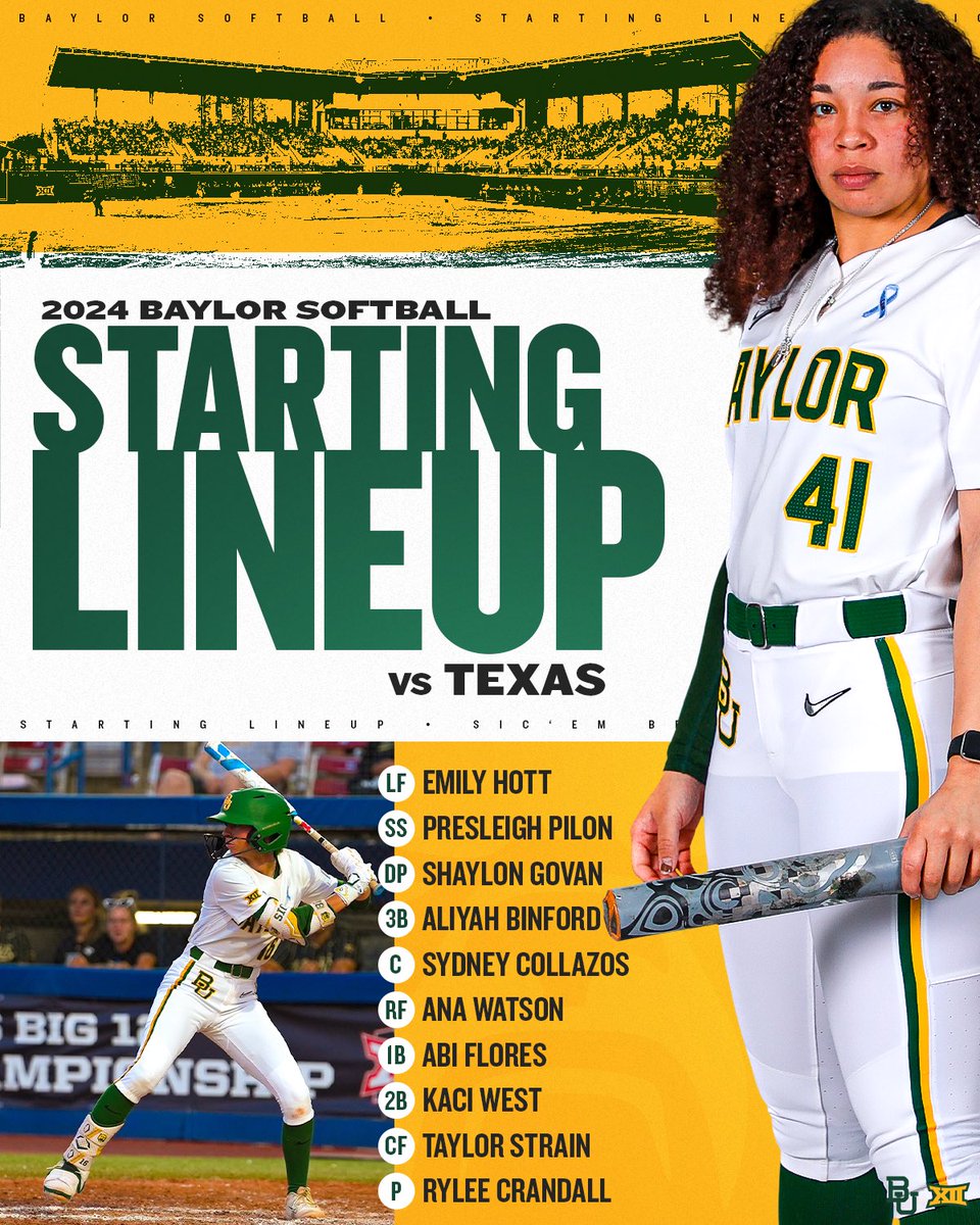 First pitch is across and we are underway in OKC! #SicEm | #andONE