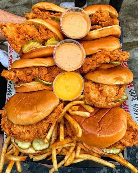 Chicken Sandwiches and Fries 🔥
