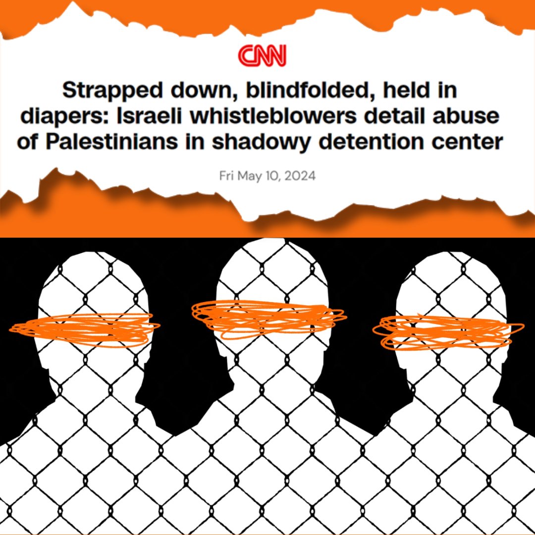 As the Rafah gate is choked off and the noose is tightened around Gaza, a sickening new report from @CNN International came out exposing a secret desert prison where Israeli Occupation Forces are torturing Palestinian detainees. Images shared by the whistleblowers are incredibly…