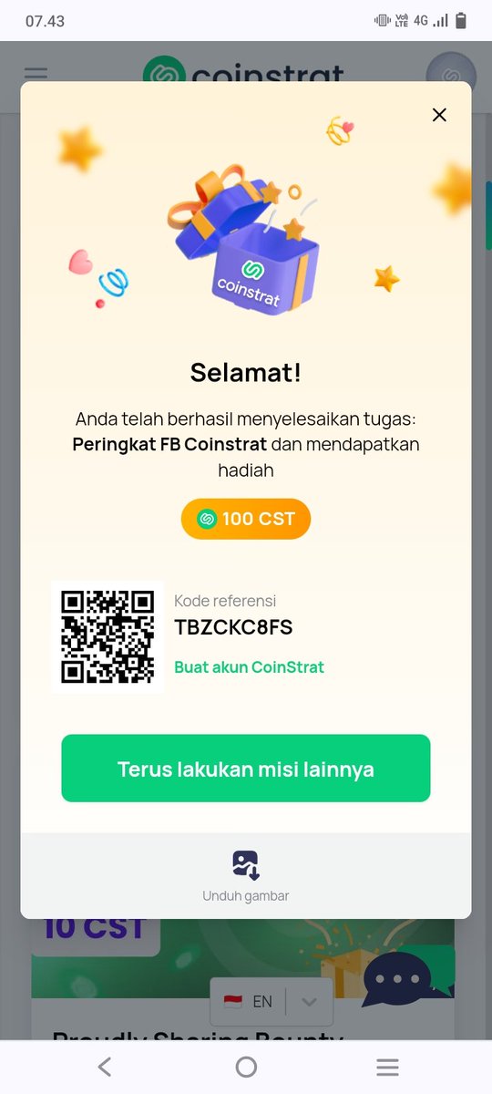 Nuriman241002's tweet photo. #Coinstrat, #CST, #BSC, #BNB, #Airdrop https://t.co/TmQTp8HEaV