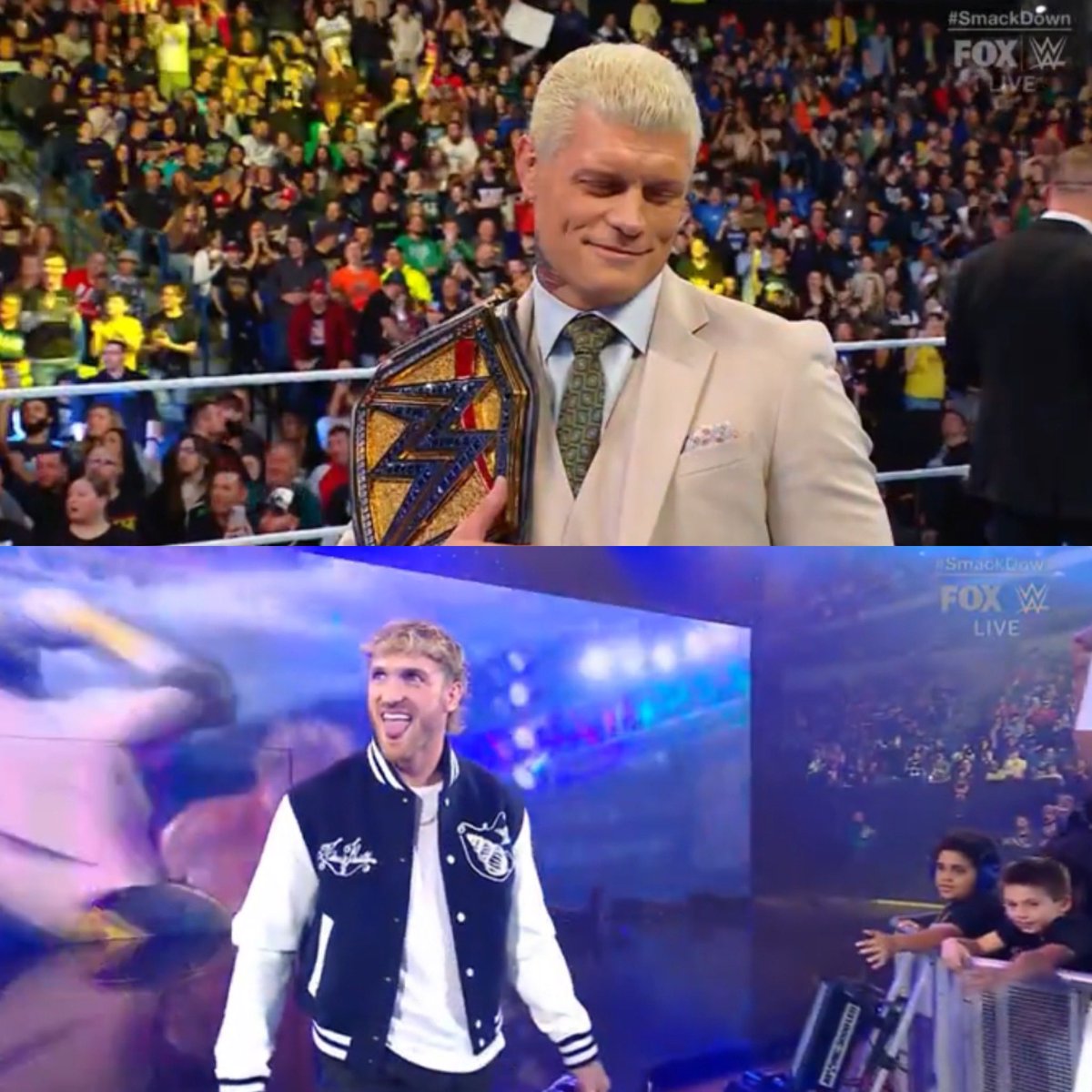 Cody Rhodes should put over Logan Paul at Saudi Arabia Cody has already accomplished everything, Now its time for him to put younger talent over. #SmackDown